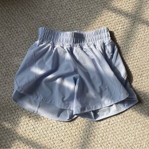 lululemon athletica Light Blue Athletic Shorts